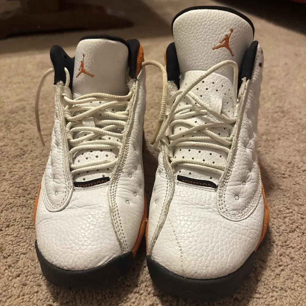 Nike Air Jordan 13 Retro Starfish Orange Size 5Y GS DJ3003-108 No Box Used - Picture 3 of 6